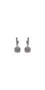Leverback Cushion Stone Earrings Image 1