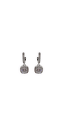 Leverback Cushion Stone Earrings Image 1