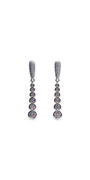 Camille La Vie 6 Stone Graduated Drop Earrings one-size / silver