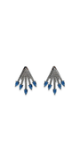 Camille La Vie 5 Point Stone Drop Earrings one-size / blue