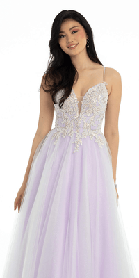 Purple poofy 2025 prom dresses