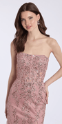 dusty-rose/size/4/missy/Camille La Vie Strapless Mesh Embroidered Sequin Corset Column Dress/closeup