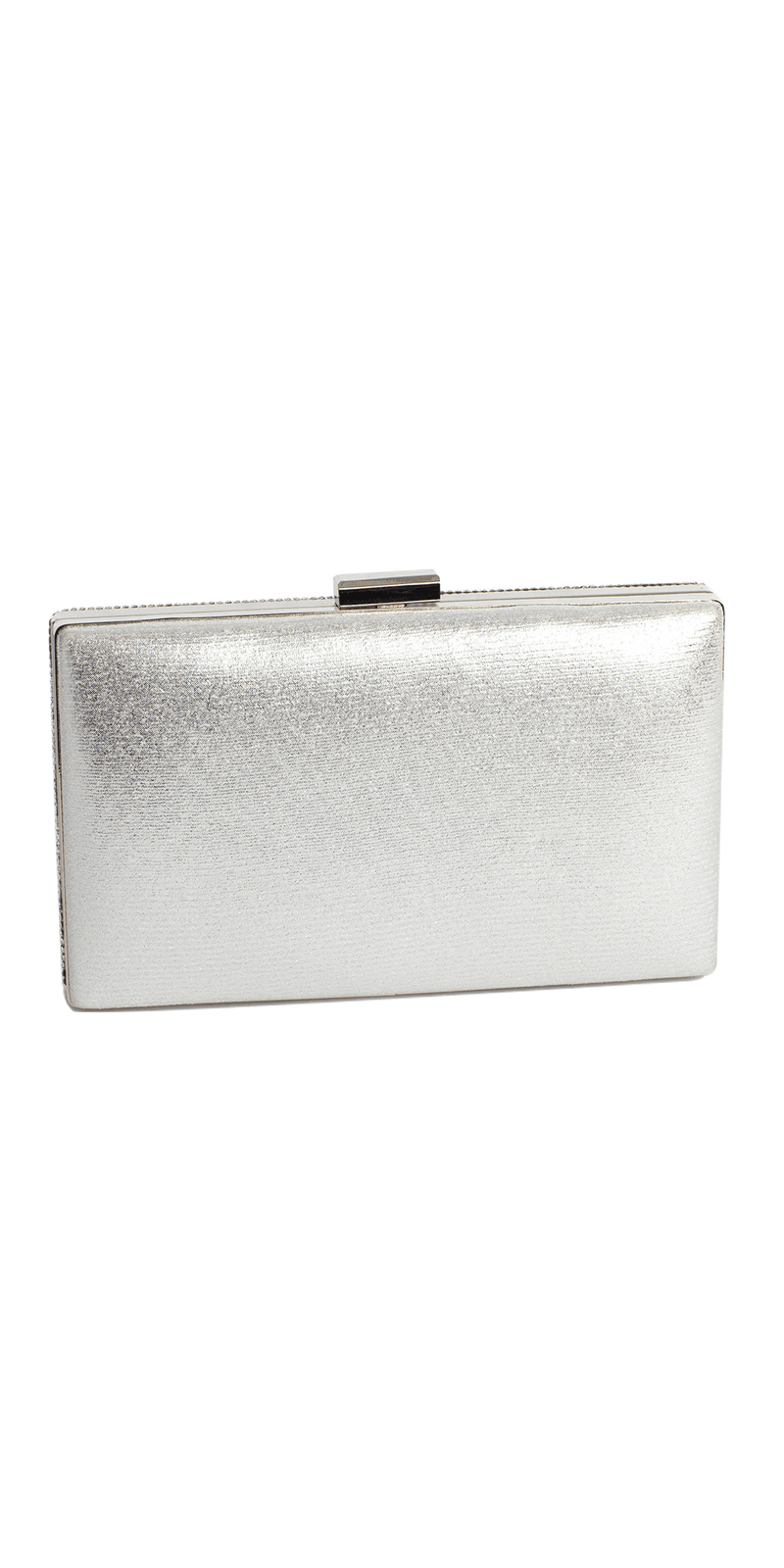 Rhinestone Handbag with Metal Top Closure Image 3