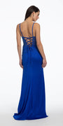 Stretch Jersey Heatset Lace Up Back Dress Image 2