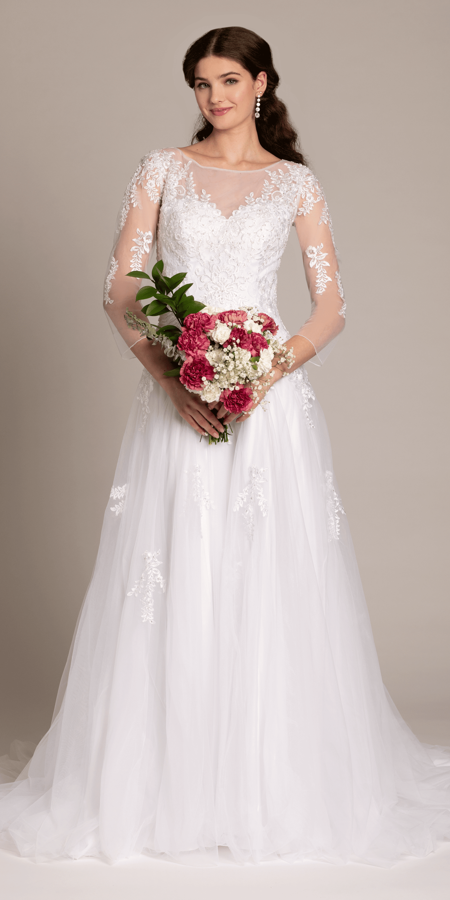 Beaded Embroidered Tulle Sweetheart A Line Dress Missy / 18 / Ivory Beaded Embroidered Tulle Sweetheart A Line Dress Missy / 18 / Ivory