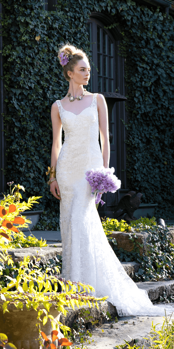 Embellished Sweetheart Tulle Trumpet Dress Image 1