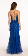 Strappy Lace Up Back Sequin Mermaid Dress Image 5
