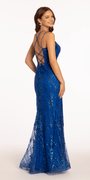 Strappy Lace Up Back Sequin Mermaid Dress Image 6