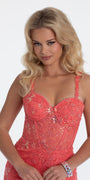 Sweetheart Mesh Corset Mermaid Dress Image 4