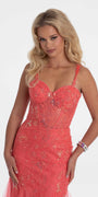 Sweetheart Mesh Corset Mermaid Dress Image 4