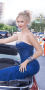 Sweetheart Sequin Glitter Mermaid Dress with Stone Accents Image 2