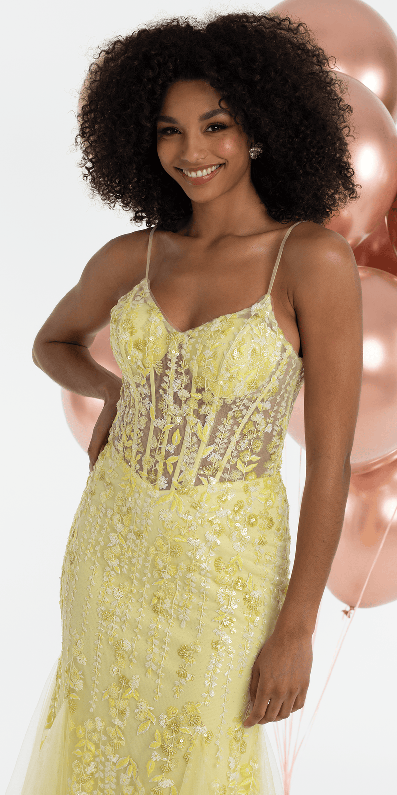 corset dress sequin Sequin V Neck Mesh Embroidered Mermaid Dress with Godets – Camille La Vie
