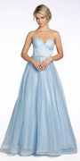 Glitter Corset Ballgown with Crystal Waistband Image 4