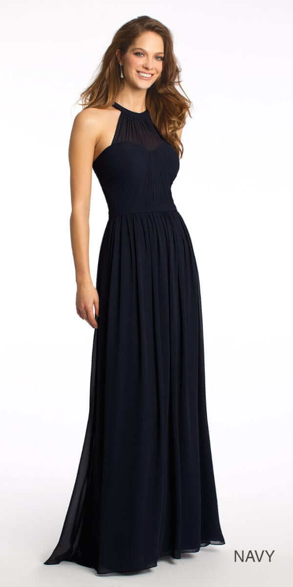 Illusion Halter Dress - Missy Image 4