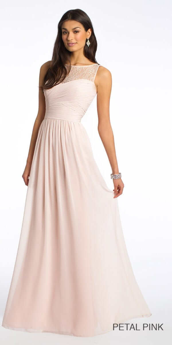 Lace Illusion Neckline Dress - Missy Image 3