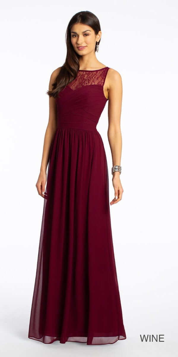 Lace Illusion Neckline Dress - Missy Image 6