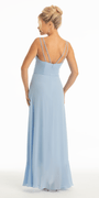 Tiered Chiffon Double Strap High Low Dress Image 6