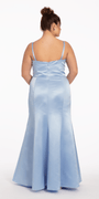 Satin Mermaid Sweetheart Dress - Missy Image 6