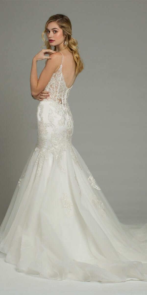 Beaded Embroidered Sweetheart Mermaid Dress from Camille La Vie and Group USA