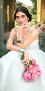 ivory/size/4/missy/Camille La Vie/Sweetheart Organza Wrap Ballgown /lifestyle close up