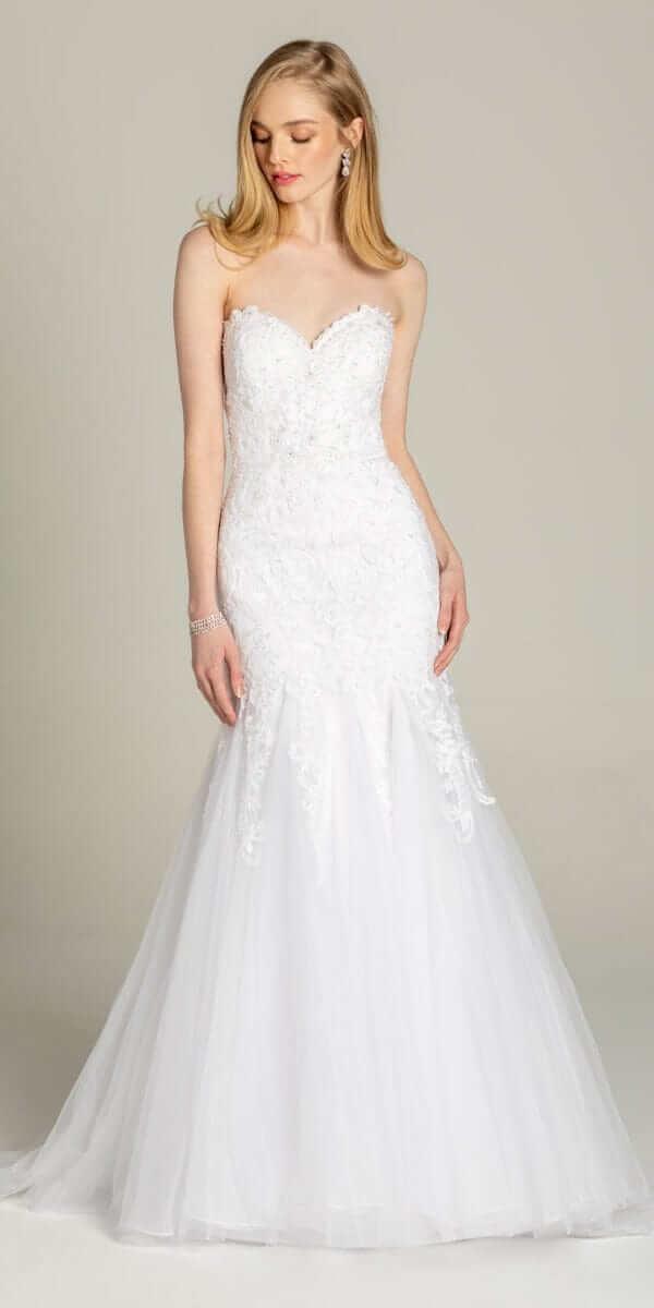 beaded tulle sweetheart trumpet wedding dress Lace Swg823 Beaded Tulle Sweetheart Trumpet Wedding Dress