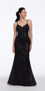 Sequin Glitter Corset Lace Up Back Dress Image 1