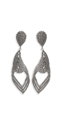 Rhinestone Filigree Teardrop Earrings Image 2