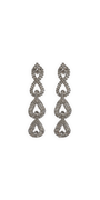 Rhinestone Multi Drop Earrings Image 1