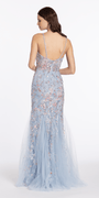 blue-multi/size/4/missy/Camille La Vie/3 D Cherry Blossom Mesh Mermaid Dress Godets/back
