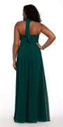 Tie Neck Halter Dress - Missy Image 5