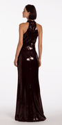 Sequin Racer Back Column Dress Image 5
