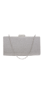 Micro Rhinestone and Satin Metal Top Handbag Image 1