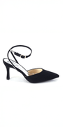 Satin Rhinestone Double Strap Slingback Sandal Image 5