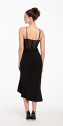 Sweetheart Corset Asymmetrical Ruffle Hem Dress Image 5