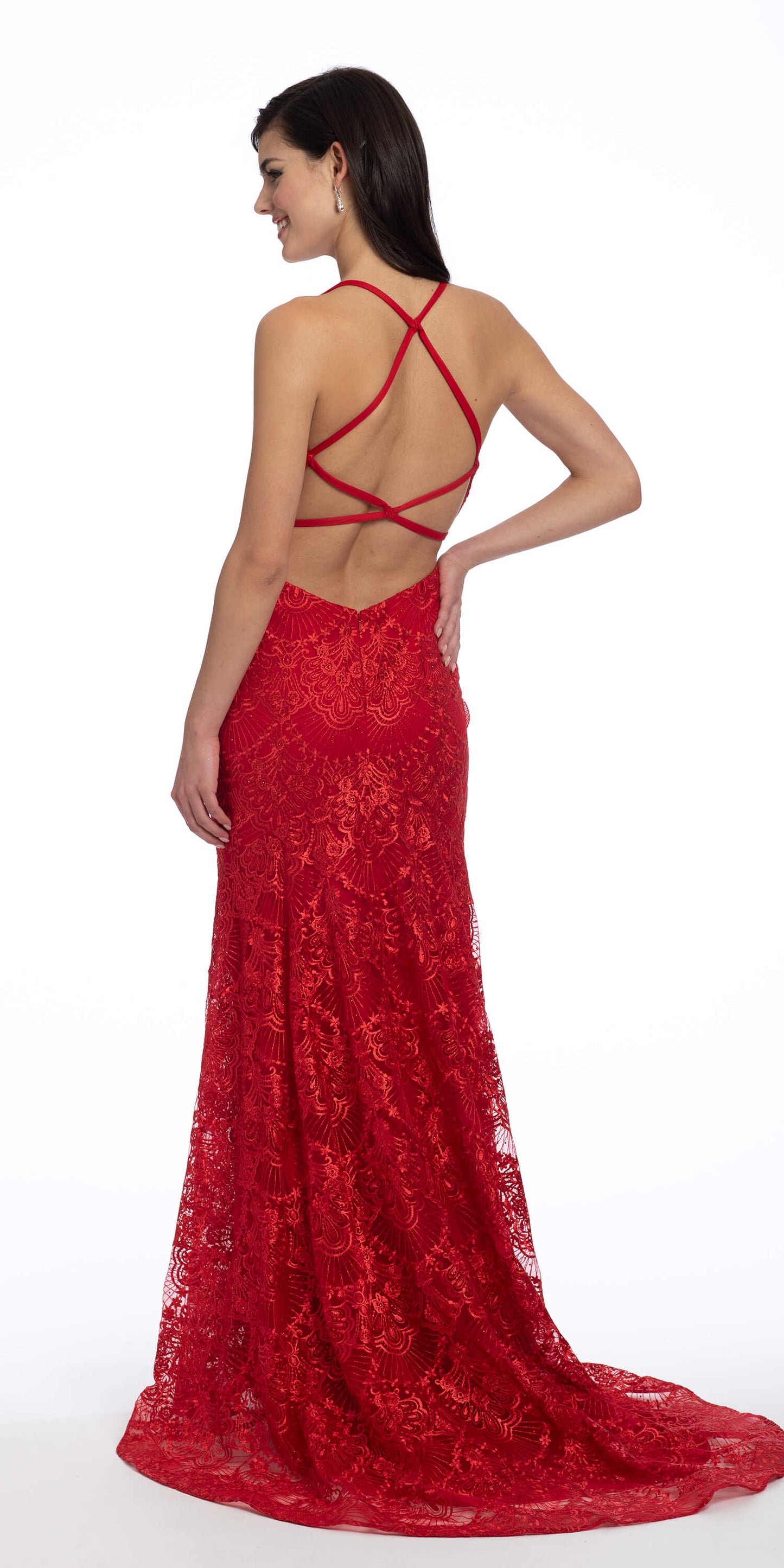 Classic backless dress - Red – LeiLuna Collection Europe
