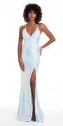 AB Sequin Strappy Back Dress Image 1
