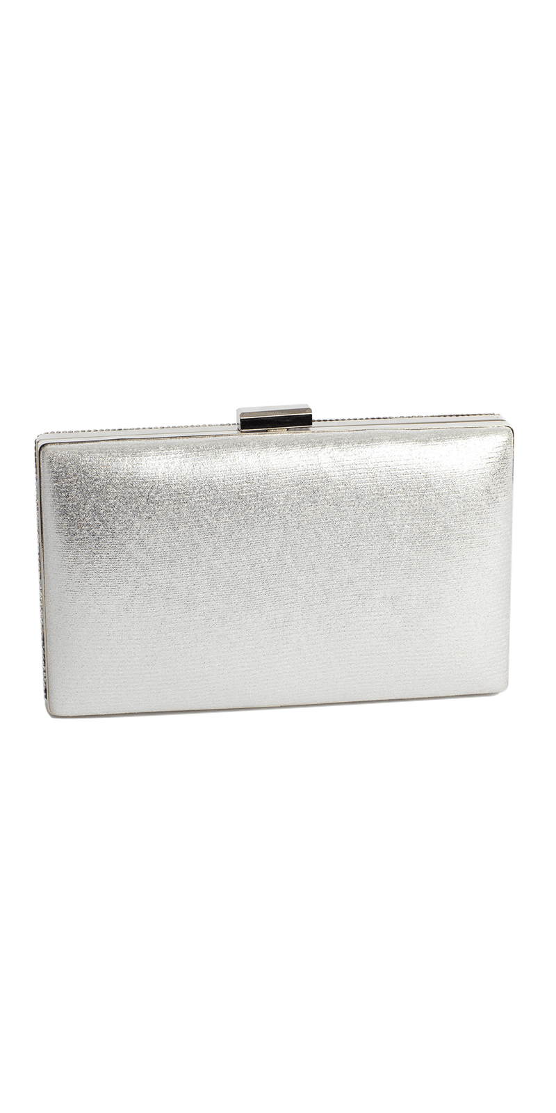 Rhinestone Handbag with Metal Top Closure Image 3