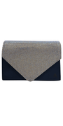 Satin Rhinestone Envelope Handbag Image 2