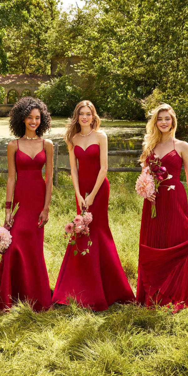 Strapless mermaid bridesmaid dresses hot sale