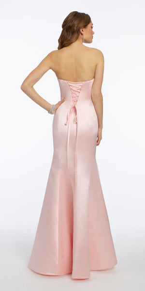 Satin Strapless Mermaid Dress - Petite Image 22