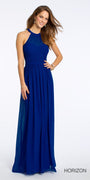 Illusion Halter Dress - Missy Image 3