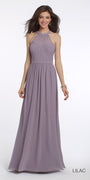 Illusion Halter Dress - Missy Image 2
