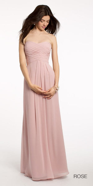 Strapless Criss Cross Bodice Dress - Plus Image 5