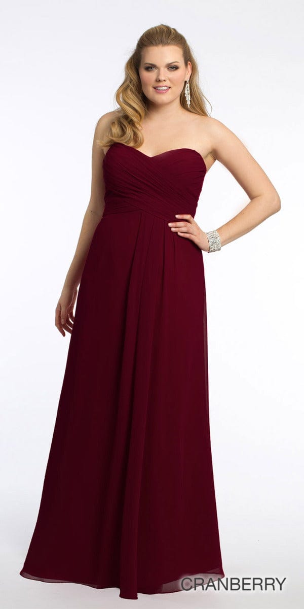 Strapless Criss Cross Bodice Dress - Petite Image 8