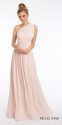 One Shoulder Illusion Bridesmaid Dress - Missy Image 10