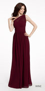 One Shoulder Illusion Bridesmaid Dress - Petite Image 2