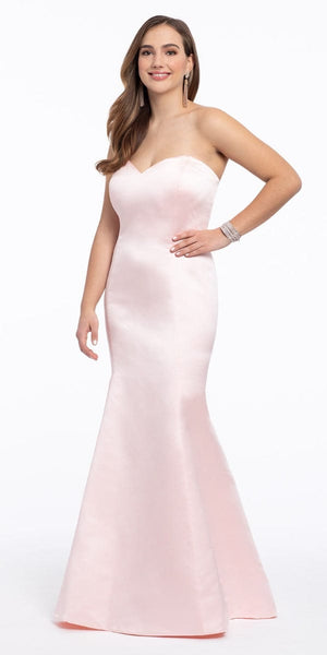 Satin Strapless Mermaid Dress - Petite Image 23