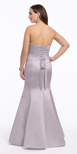 Satin Strapless Mermaid Dress - Petite Image 19