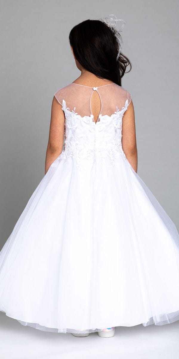 3D Embroidered Flower Tulle Dress Image 2