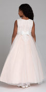 Beaded Lace Bodice Tulle A line Dress Image 2